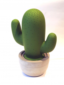 Lampada arredo cactus verde