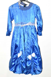 Dress Carnival Light Blue Principesaa 7 / 8 Years