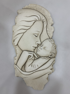 Icona con Maternità Shan in ceramica da parete cod B081.11