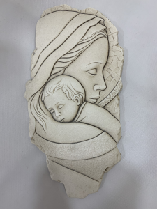 Icona con Maternità Shan in ceramica da parete cod B0812.11