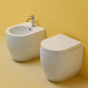 Stand-WC und Bidet 48 cm Flo Kerasan