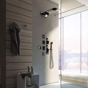 Shower unit with chromotherapie Calflex Yes
