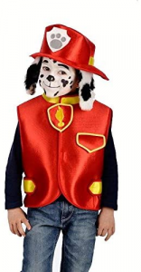 Carnival Toys Costume Carnevale Cucciolo Pompiere E Casacca 4-7 Anni