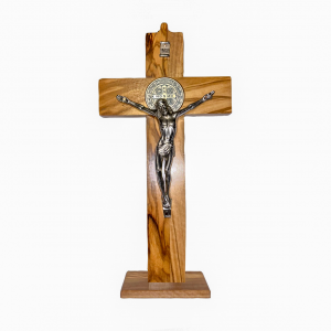 Olive Wood Crucifix  with base
