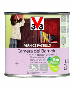Vernice Per Legno - Vernice Pastello Camera Dei Bambini Rock N'Roll 0,25 Lt.