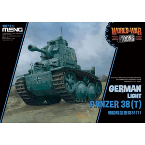 MENG WORLD WAR TOONS: German Light Panzer 38(T) (CARTOON MODEL)