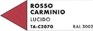 Rosso Carminio Lucido ,acrilico a base alcolica, 30ml.