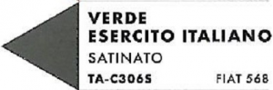 Verde Esercito Italiano, Satinato ,acrilico a base alcolica, 30ml.
