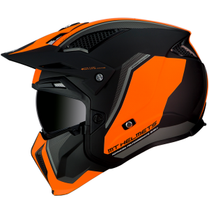 Casco MT-Helmets Streetfighter SV Twin C4 Matt Fluor Orange
