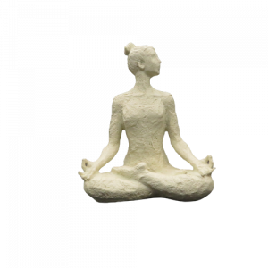 Mascagni figura donna yoga resina