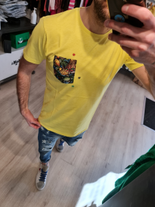 T-shirt savana gialla 