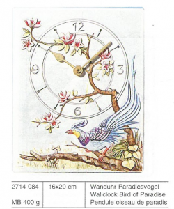 Prandell Stampi In Gesso Quadro Con Orologio e Lancette 16x20cm 1pz 