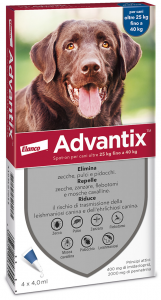 Advantix spot-on antiparassitario per cani 25-40 kg 6 Fiale
