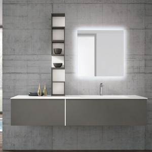 Wall-mounted bathroom cabinet Gruppo Geromin STR8