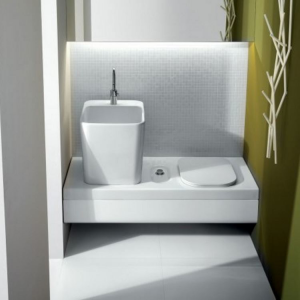 Multipurpose bench with wc and washbasin G-Full Hatria