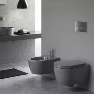 Wall hung  Anthracite WC Fusion Hatria
