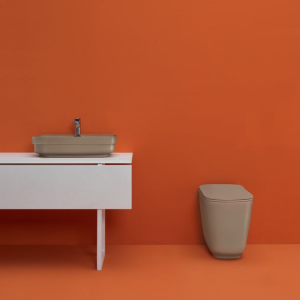 Stand - WC aus matter Keramik Kerasan Tribeca