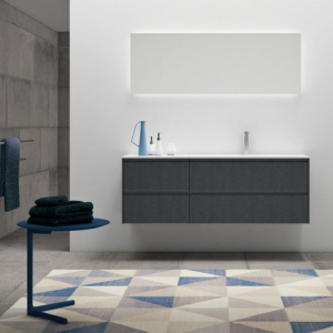 Suspended Bathroom Furniture With Two Drawers Plano Gaiainterni