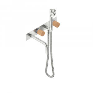  Built-in bathtub mixer taps with spout and hand shower Doc Neve Rubinetterie