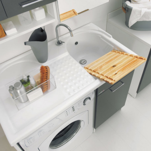 Möbel Wäscherei mit Öffnung für die Waschmaschine Duo Colavene