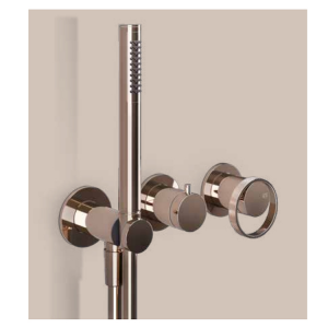 Wall-mounted shower mixer set  Anello Gessi 