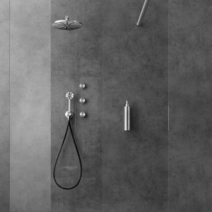Complete shower set with hand shower and shower head Kronos Linki
