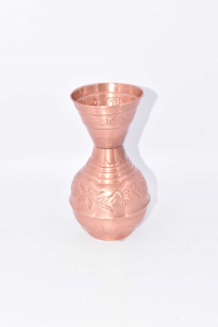 Copper Vase Small Flower Stand H 16 Cm