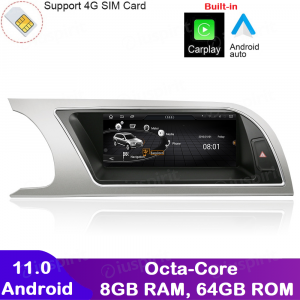 ANDROID navigatore per Audi A5 2009-2016 MMI 3G CarPlay Android Auto 8.8 pollici GPS WI-FI Bluetooth Octa Core 8GB RAM 64GB ROM 4G LTE