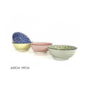 General Trade Coppa Insalatiera In Ceramica Decorata Cucina