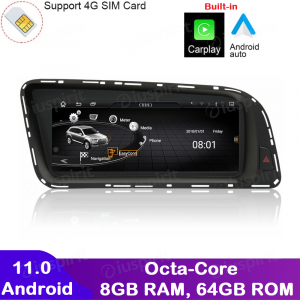ANDROID navigatore per Audi Q5 2009-2017  8.8 pollici CarPlay Android Auto GPS WI-FI Bluetooth Octa-Core 8GB RAM 64GB ROM 4G LTE