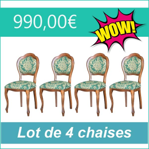 PROMO - Lot de 4 chaises classiques 'Arco plus'
