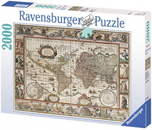 Ravensburger-Puzzle 2000 pz -Mappamondo 1650