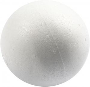 Palline polistirolo diametro 12 cm bianche palle polistirolo 5 Pezzi