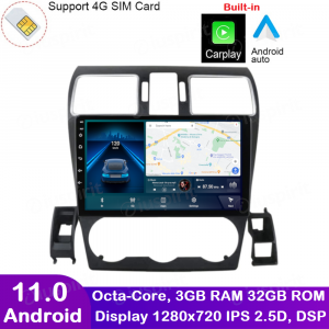 ANDROID autoradio navigatore per Subaru Forester Subaru Impreza 2016-2018 CarPlay Android Auto GPS USB WI-FI Bluetooth 4G LTE