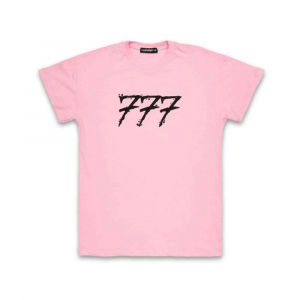 TRIPLOSETTEWEAR Maglietta Maniche Corte Tee Logo Pink 