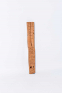 Flute Carved In Wood Length 31 Cm