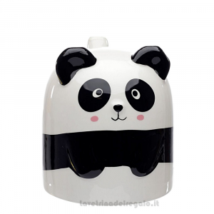 Tazza Mug sottosopra Panda in ceramica con scatola 14x10x11 cm - Idea Regalo