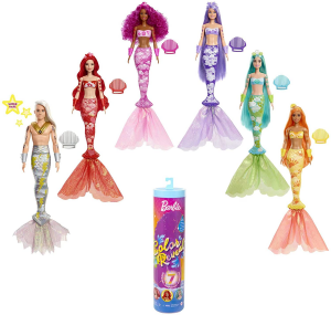 Barbie Sirena Color Reveal HCC46 Sorpresa 1 pz