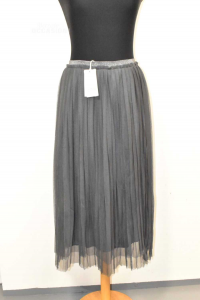 Skirt In Tulle Woman Over Grey Size.s New