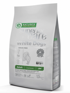 NATURE' S PROTECTION WHITE DOG GF INSECT ADULT SMALL BREED 1,5 KG