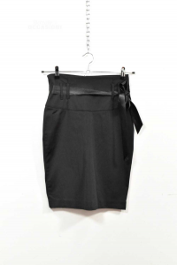 Skirt Woman Black Sense Size S Made In Italy