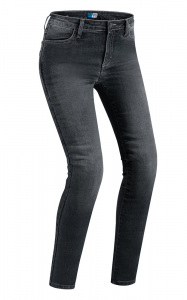 Jeans moto donna PMJ-Promo Jeans Skinny Nero