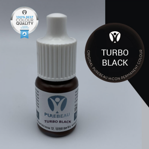 Pigmento Liquido per PMU Purebeau - Turbo Black (5 ml)