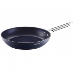 Cooks standard 02591 27,9 cm duro anodizzato antiaderente wok Stir padella con fondo piatto con coperchio alluminio nero 