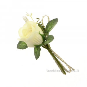 50pcs LEORX Rose artificiali teste di fiori per la decorazione di nozze giallo