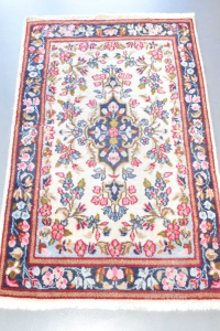 Carpet Iraniano Quality Kl 120x77 Cm Beige Pink Blue Flowers