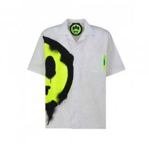 BARROW Camicia Maniche Corte S/S Shirt Popeline White 