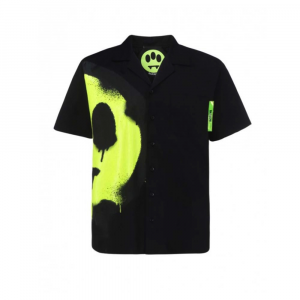 BARROW Camicia Maniche Corte S/S Shirt Popeline Black