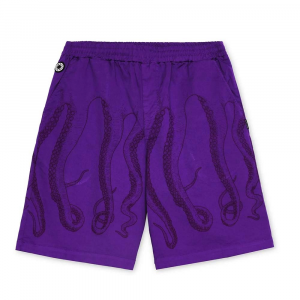 OCTOPUS Pantaloncini Jogger Short Outline Purple 