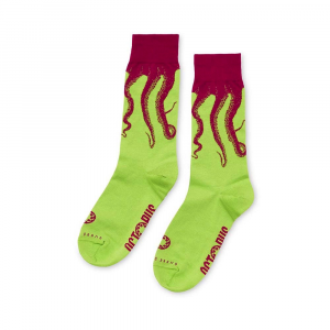 OCTOPUS Calze Socks Original Purple Green 